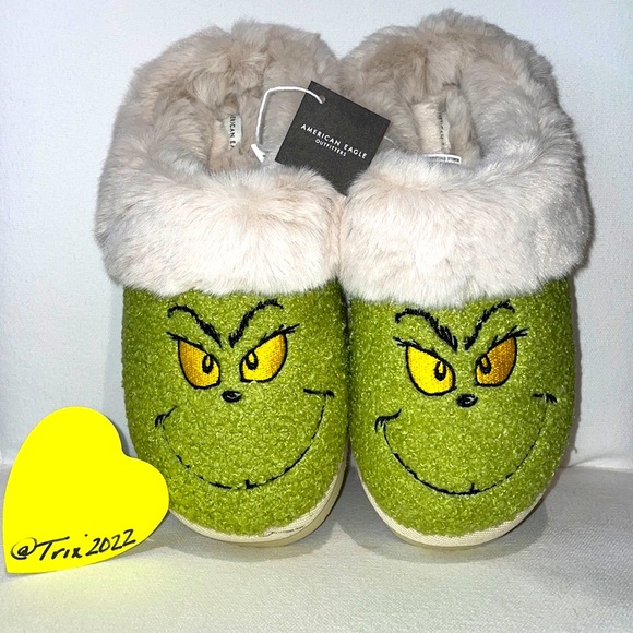 Shoes - Grinch Slippers